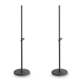 2x support d'enceinte à gravité avec base ronde (lot)
